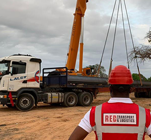 Red Transport Mozambique has performed a large logistics project!
