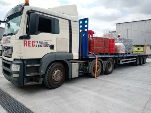 1st Red MAN Truck Delivery to Onne for T1 Marine - a